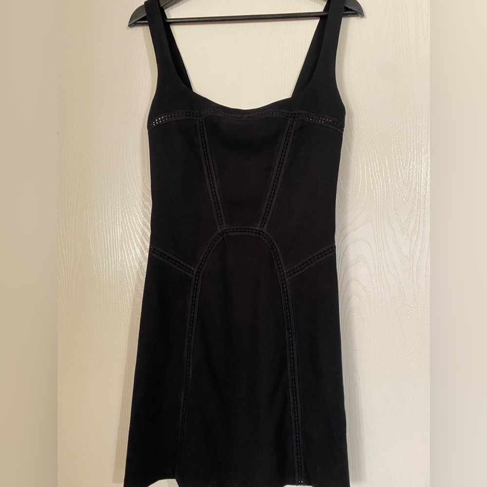 Free People Intimately Black Cutout Mini Dress Size XS